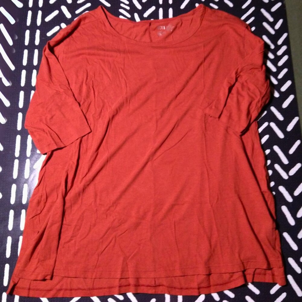 Orange terra & sky Tunic Top